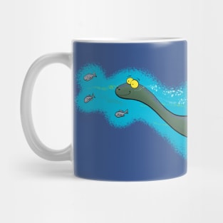 Cute sea monster or plesiosaur Mug